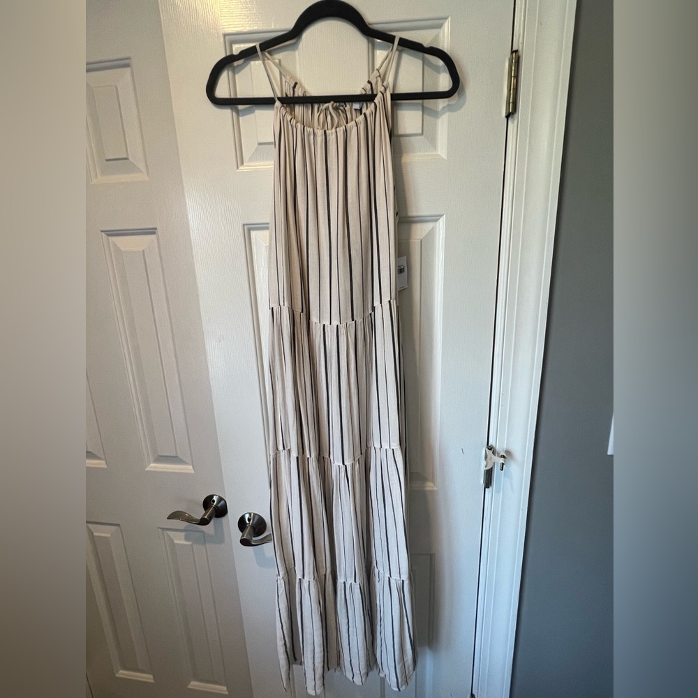 Long striped summer Dress